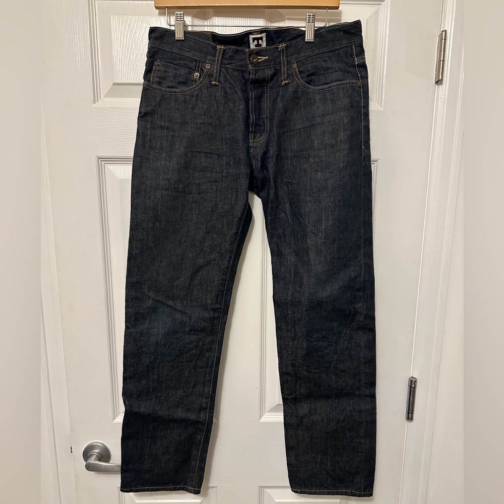 Tellason Stock White Cone Denim Jeans Men’s 33 Made in the USA selvedge